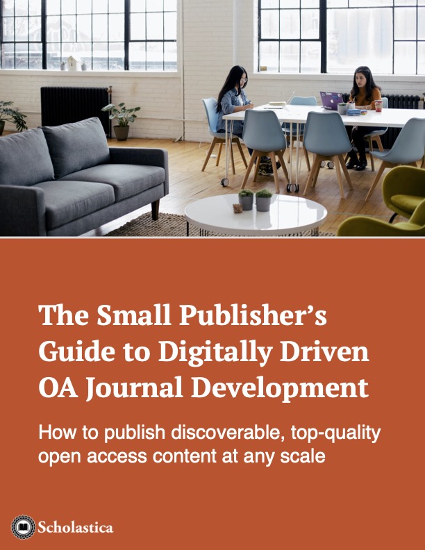 small publishers guide to digitally-driven OA journal development cover